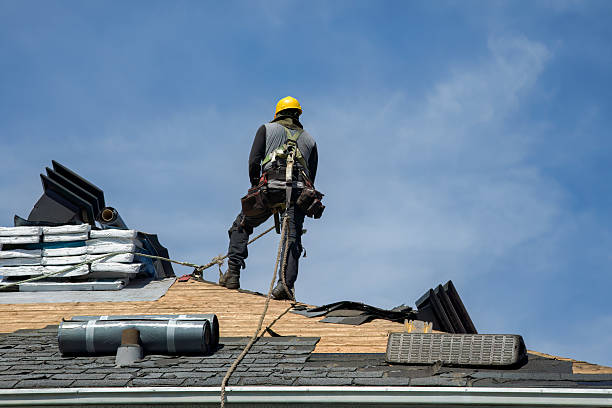Professional Flat Roof Repair technician working in Riddle, OR